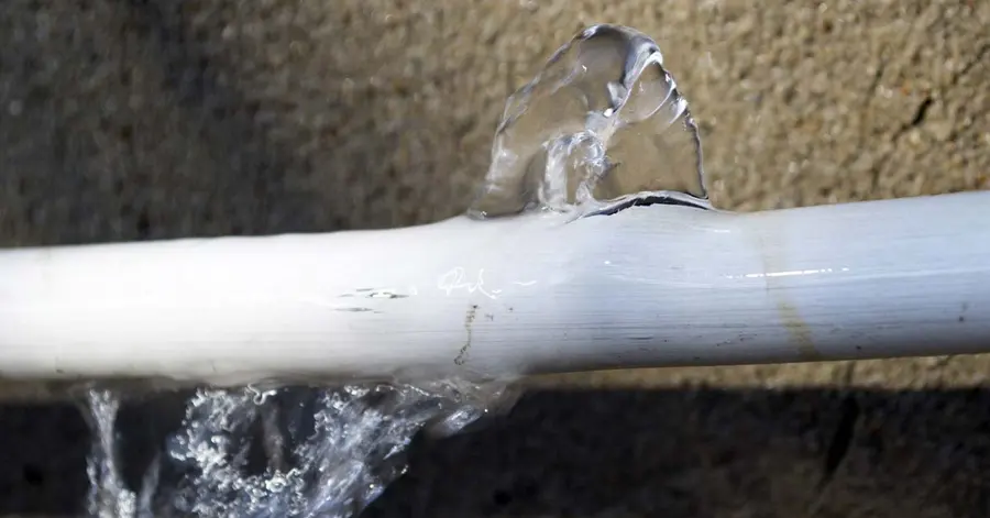 Burst pipe water damage in a Stamford, CT home