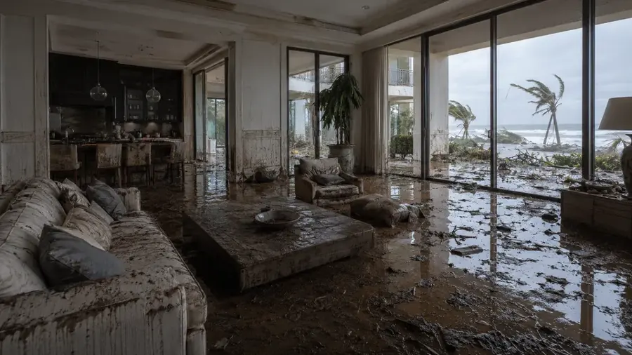 Storm and hurricane water damage in a Stamford, CT home